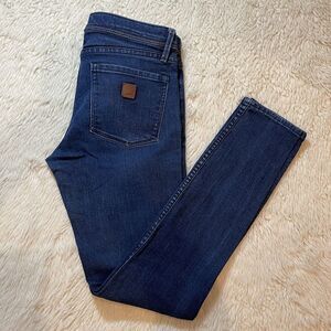 Roxy Jeans Pants Blue Denim Stretch Skinny Fit Straight Leg Women's Size 5 / 27